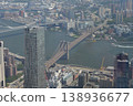 Cityscape From Above. Drones Capture Bustling City Life And River Infrastructure From Sky 138936677