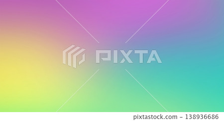 Multicolored pastel gradient background showing soft vibrant blur. Soft colorful gradient creating an abstract background with smooth blending of purple, blue, green, and yellow hues Multicolored pastel gradient background showing soft vibrant blur. Soft colorful gradient creating an abstract background with smooth blending of purple, blue, green, and yellow hues 138936686