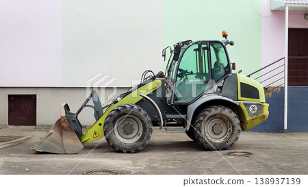 Grader bulldozer for construction digging work 138937139