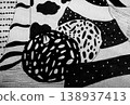 Photo of an abstract black and white drawing 138937413