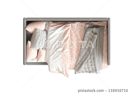bed isolate on a transparent background, interior furniture, 3D illustration, cg render bed isolate on a transparent background, interior furniture, 3D illustration, cg render 138938710