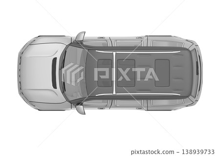 car isolated on transparent background, 3d illustration, cg render car isolated on transparent background, 3d illustration, cg render 138939733