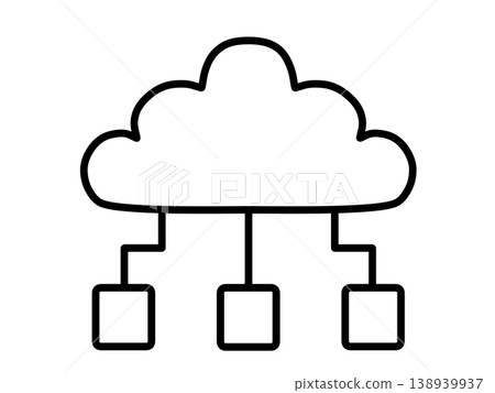 雲朵簡約黑 138939937