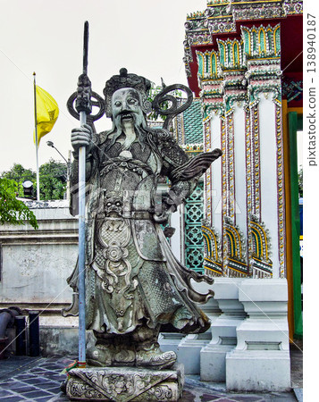 Temple of the Reclining Buddha, Wat Pho or Wat Po or Wat Phra Chetuphon Wimon Mangkhalaram Rajwaramahawihan in Bangkok, Thailand Temple of the Reclining Buddha, Wat Pho or Wat Po or Wat Phra Chetuphon Wimon Mangkhalaram Rajwaramahawihan in Bangkok, Thailand 138940187