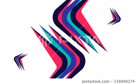 Abstract wavy lines in colors, fluid motion and artistic brush strokes, abstract Abstract wavy lines in colors, fluid motion and artistic brush strokes, abstract 138940274