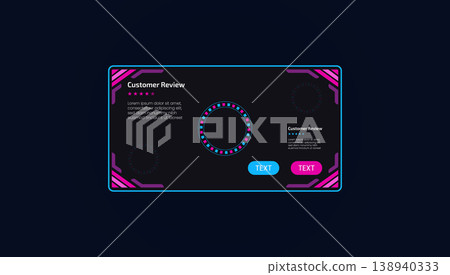 Digital customer review interface with loading bar customer feedback Digital customer review interface with loading bar customer feedback 138940333