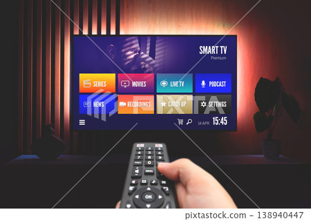 VOD multimedia TV streaming concept VOD multimedia TV streaming concept 138940447