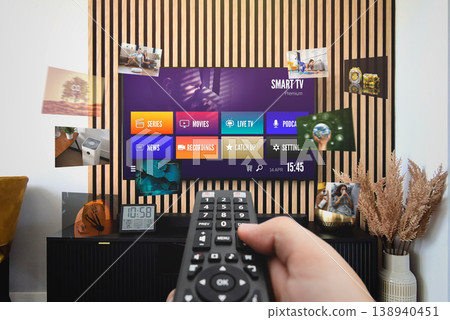 VOD multimedia TV streaming concept 138940451