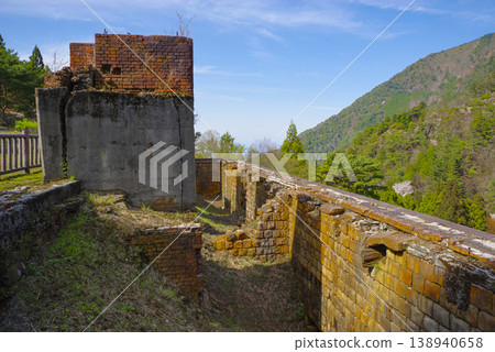 Remains of the Besshi Copper Mine site in Niihama City, Ehime Prefecture 138940658