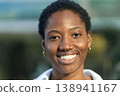 Closeup portrait of smiling businesswoman looking 138941167