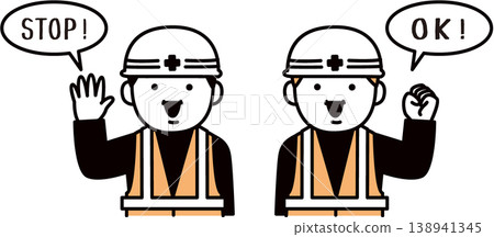 Construction workers doing hand-clapping exercises Construction workers doing hand-clapping exercises 138941345