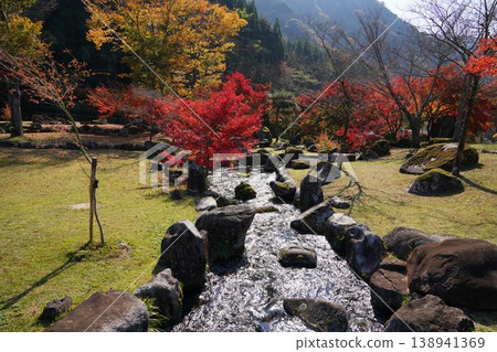 京石園的日式庭園和巨石景觀，矢吹水壩紀念公園。 138941369