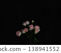 Beautiful fresh roses against a black background 138941552