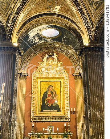 Rome: Santa Maria in Cosmedin Church, home to the Mouth of Truth Rome: Santa Maria in Cosmedin Church, home to the Mouth of Truth 138941783