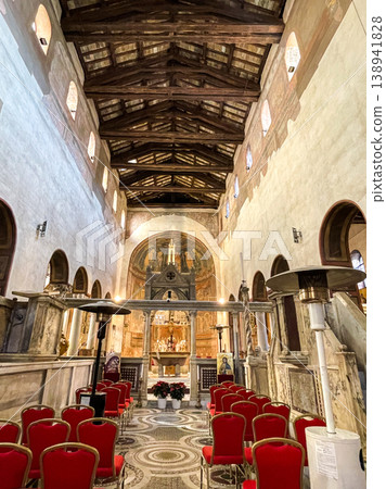 Rome: Santa Maria in Cosmedin Church, home to the Mouth of Truth Rome: Santa Maria in Cosmedin Church, home to the Mouth of Truth 138941828