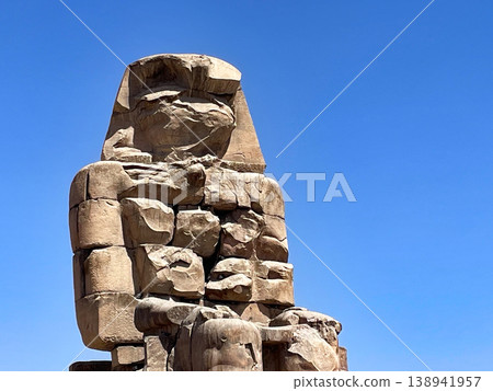 Egypt: Colossi of Memnon, West Bank of Luxor Egypt: Colossi of Memnon, West Bank of Luxor 138941957