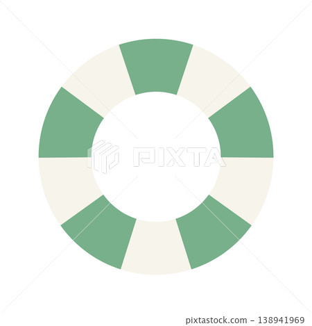 綠色向量圖,游泳圈 綠色向量圖,游泳圈 138941969