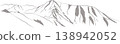 Mt. Jonen - Silhouette 138942052