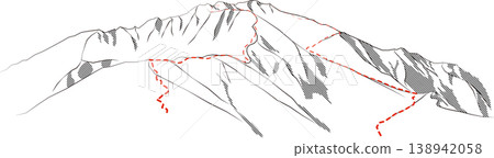 Mount Senjōgatake Route Mount Senjōgatake Route 138942058