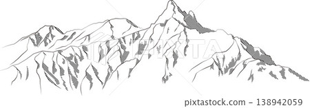Mount Yari silhouette 138942059