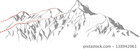 槍岳路線 138942061