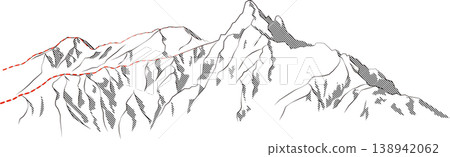 槍岳路線 138942062