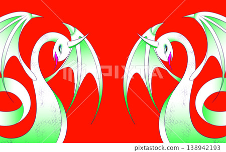 Dragon Face Icon Set with Various Expressions - Year of the Dragon Zodiac - Cute Dragon Face Icon Set with Various Expressions - Year of the Dragon Zodiac - Cute 138942193