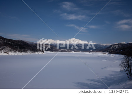 Earth on a snowy field 138942771