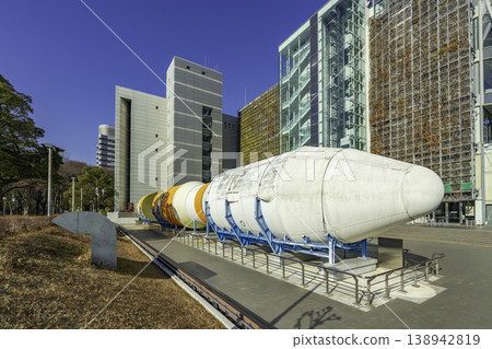 名古屋市中心、白川公園、名古屋市科學館、JAXA H-IIB 火箭、愛知縣名古屋市 名古屋市中心、白川公園、名古屋市科學館、JAXA H-IIB 火箭、愛知縣名古屋市 138942819