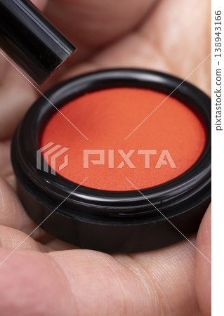 The hand applying red ink to the seal The hand applying red ink to the seal 138943166