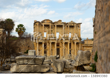 Celsus Library. Ephesus Archaeological Site. Izmir province Celsus Library. Ephesus Archaeological Site. Izmir province 138943360