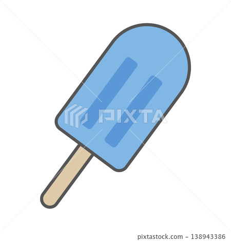 藍色冰棒，汽水口味，冰棍 138943386