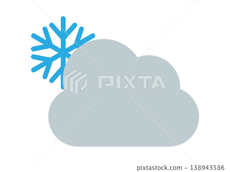 先下雪,後轉陰天 - 簡單圖示 - 單一元素 - 天氣 - 向量圖 先下雪,後轉陰天 - 簡單圖示 - 單一元素 - 天氣 - 向量圖 138943586