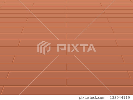 Realistic Brown Wood Plank Floor Perspective Background for Design Realistic Brown Wood Plank Floor Perspective Background for Design 138944119