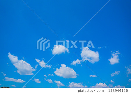 Clouds floating in the blue sky 138944136