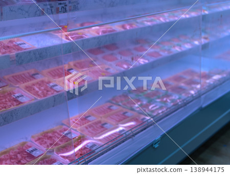 Supermarket meat section Supermarket meat section 138944175