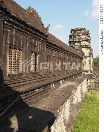 Lattice windows in the corridors of Angkor Wat Lattice windows in the corridors of Angkor Wat 138944185