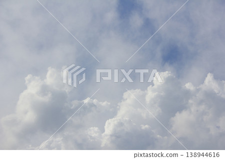 It's a white sky full of puffy clouds It's a white sky full of puffy clouds 138944616