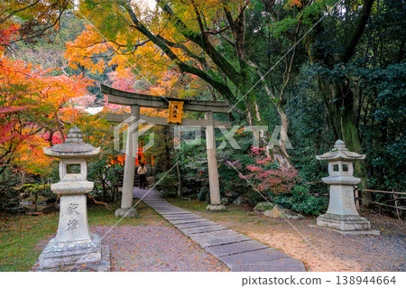 Kodaibenaiten Bishamon shrine within serene Kyoto temple Nov 26 2025 Kodaibenaiten Bishamon shrine within serene Kyoto temple Nov 26 2025 138944664