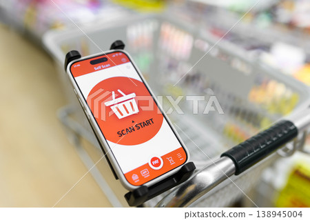 Supermarket self-checkout app 138945004