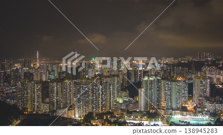April 15 2026 the Kowloon Central Night Skyline Cityscape April 15 2026 the Kowloon Central Night Skyline Cityscape 138945283