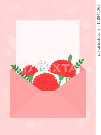 Vector illustration of red carnations. Vector illustration of red carnations. 138945368
