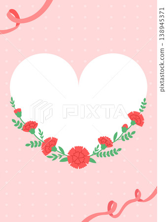 Vector illustration of red carnations. Vector illustration of red carnations. 138945371