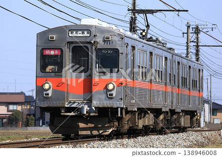 [Hokuriku Railway] 7100 series (Ishikawa Line: Dohōji to Iguchi) 138946008