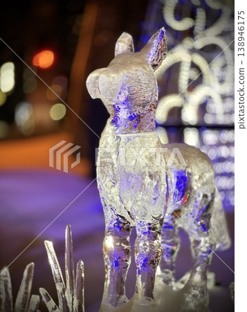 Ice sculptures and illuminations Ice sculptures and illuminations 138946175