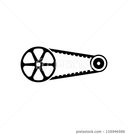 bicycle chain with wheel and pivot point bicycle chain with wheel and pivot point 138946986