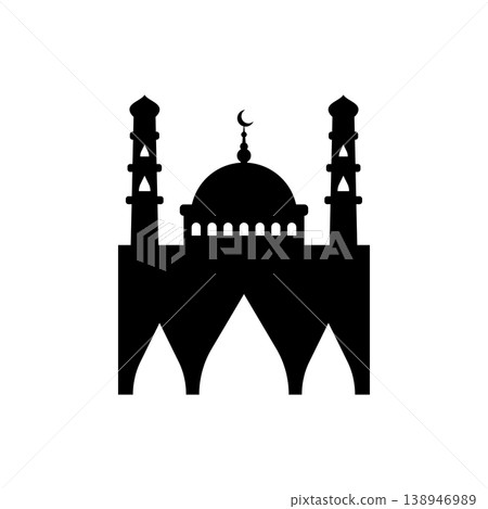 Mosque logo icon Mosque logo icon 138946989
