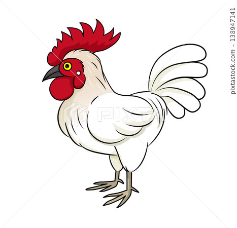 Simple illustration of a chicken Simple illustration of a chicken 138947141