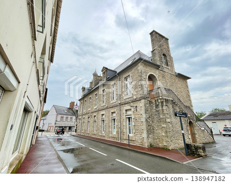 The townscape of Ludéac in western France The townscape of Ludéac in western France 138947182