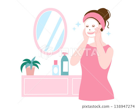 敷面膜的女人 敷面膜的女人 138947274